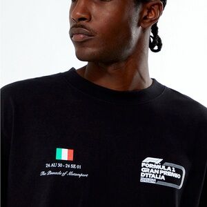 Formula 1 x PacSun Black Monza Italy T-Shirt Black L